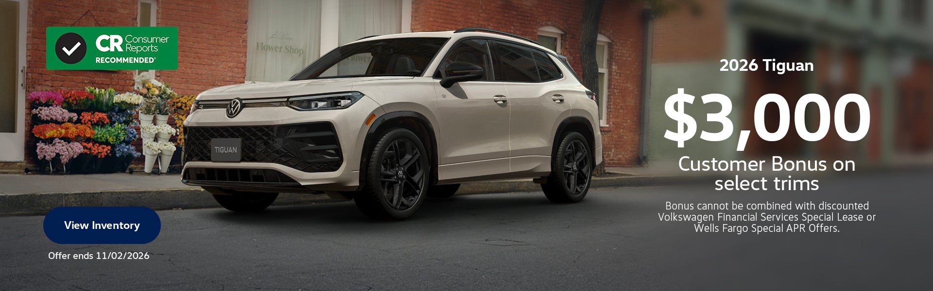 Tiguan National Customer Bonus