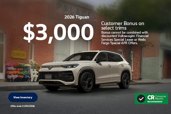 Tiguan National Customer Bonus